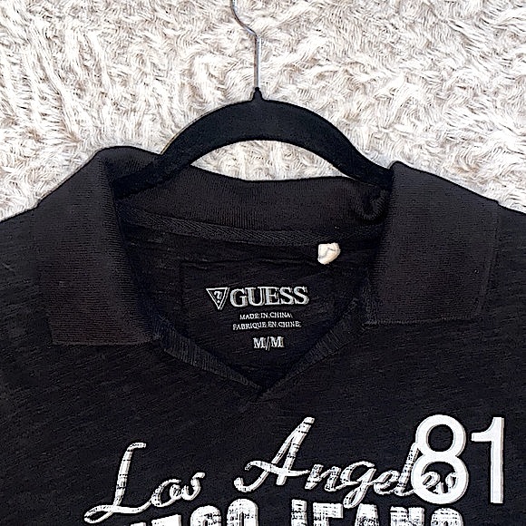 Women’s,Collard,Guess Tee Shirt - Picture 3 of 7